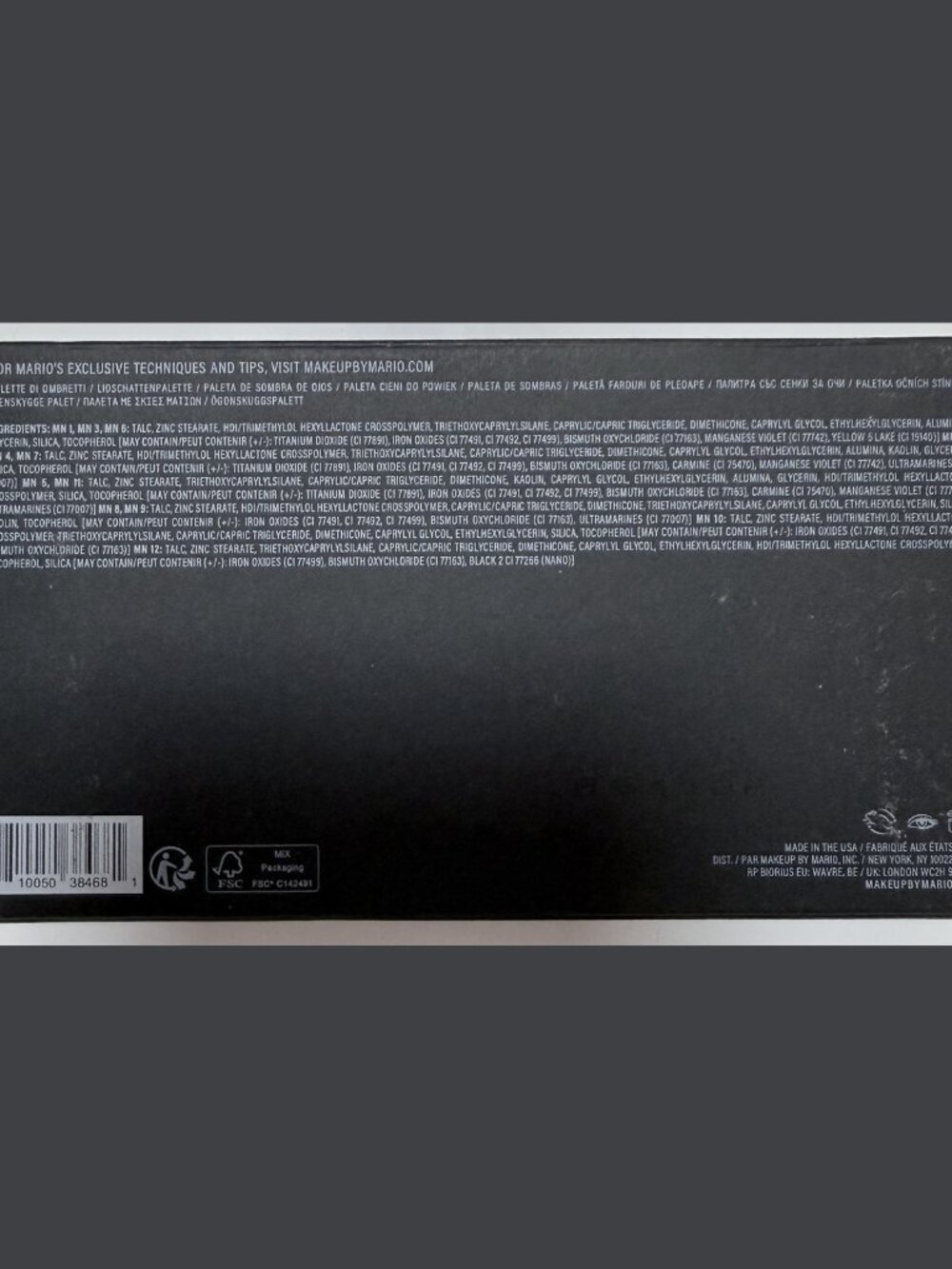 Makeup by Mario Master Mattes The Neutrals Eyeshadow Palette NEW - Picture 3 of 3